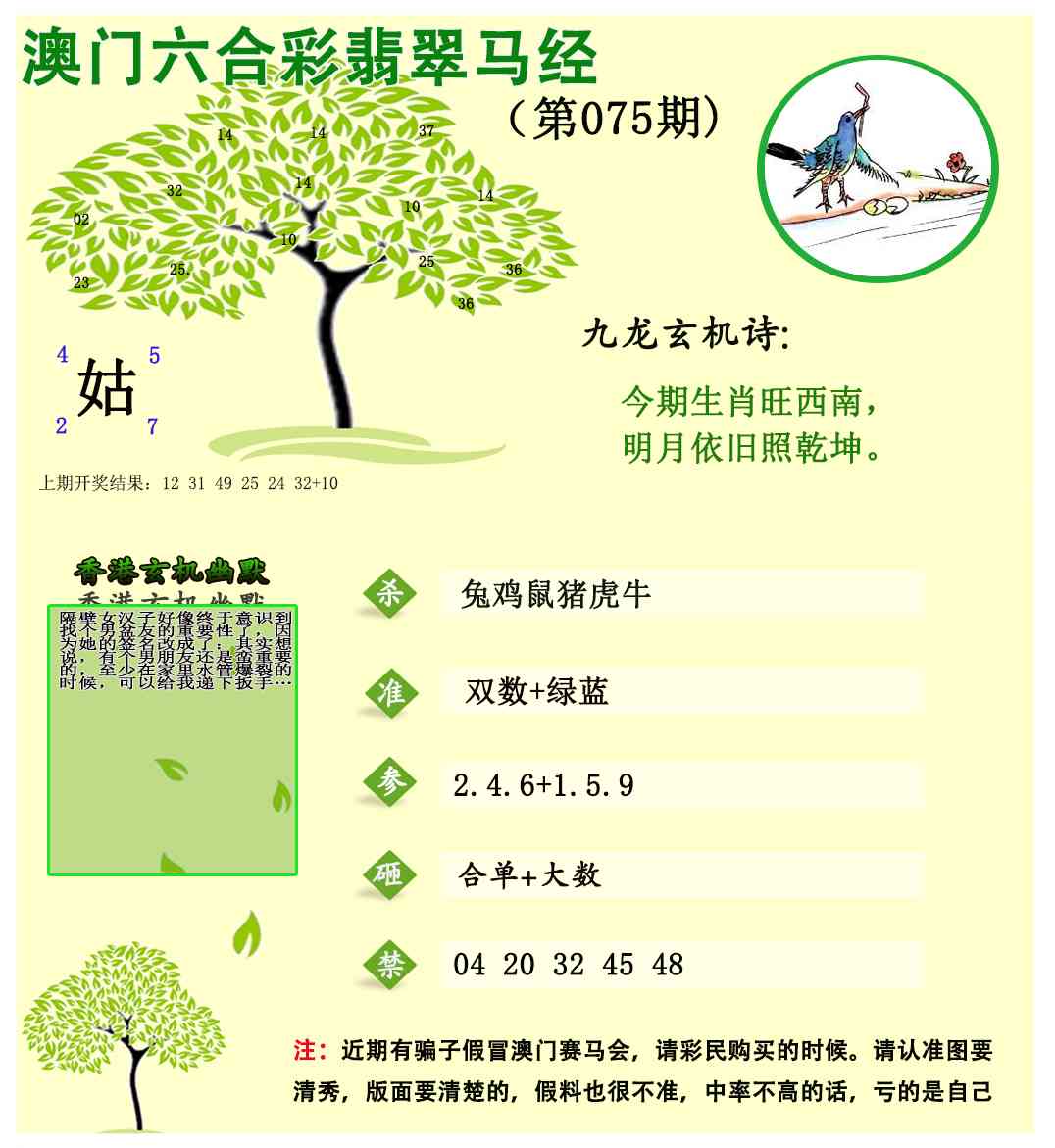 075期翡翠马经[图]